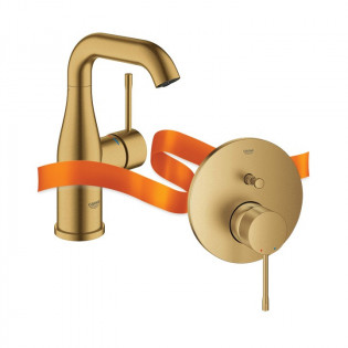 خلاط حوض و وش خلاط بانيو ايسنس ذهبي جروهى 