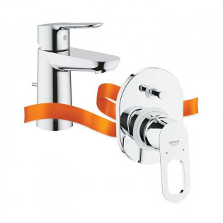 خلاط حوض و وش خلاط بانيو باو ايدج كروم جروهى 