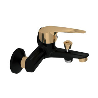 Sarrdesign Segura Bathtub Mixer Black x Gold