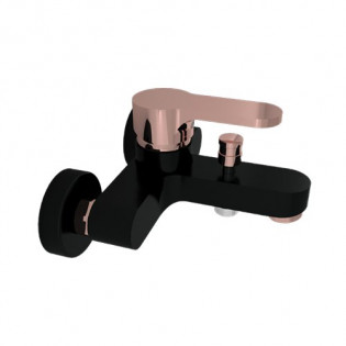 Bathtub Mixer Tara Black x rose gold Sarrdesign