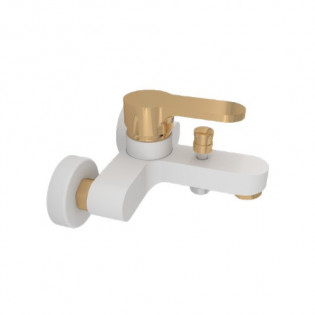 Sarrdesign Tara Bathtub Mixer White x Gold
