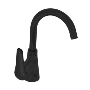 خلاط حوض 1 فتحه سيجيورا اسود سارديزاين