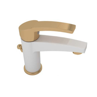 خلاط حوض سارديزاين امازون أبيض × ذهبي