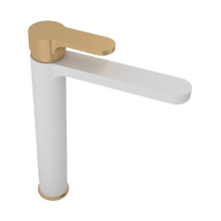 Sarrdesign Tara Basin Mixer White x Gold