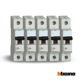 Bticino 3 Phase 24 Line Circuit Breaker 6 KA Bundle-25 Pcs