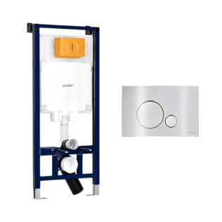 خزان دفن بشاسية كامل ولوحة طرد دائرية كروم لامع ديورافيت