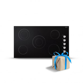 Built-in electric hob 5 burners 90 cm ceramic Elba