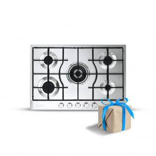 مسطح غاز 5 شعلة 75 سم استانلس البا 