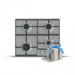 مسطح غاز 4 شعلة 60 سم استانلس جورينيا