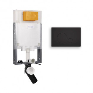 خزان دفن معلق بلوحة طرد دائرية اسود ديورافيت