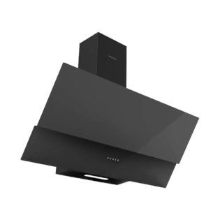 شفاط مائل ديكوري ايكوماتيك 90 سم أسود