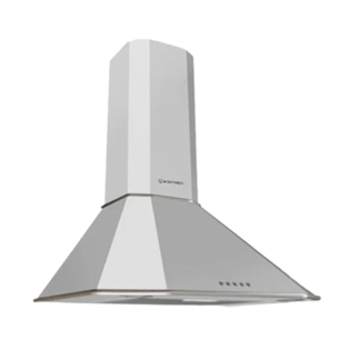 شفاط هرمي ديكوري بالمدخنة 60 سم أستانليس ايكوماتيك 