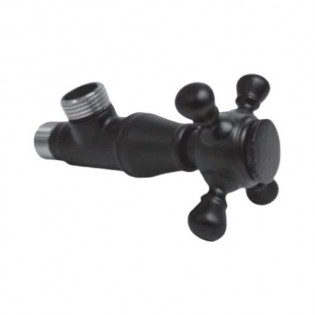 محبس زاوية 1/2 بوصة مستا أسود سارديزين