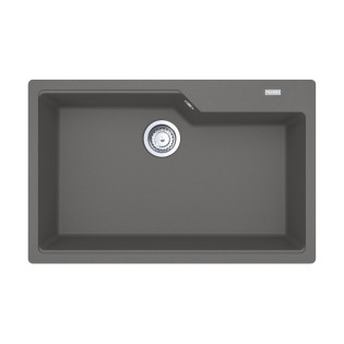 حوض مطبخ تحت رخامة مستطيل فرانكى ماريس 78×50 سم رمادي مطفي