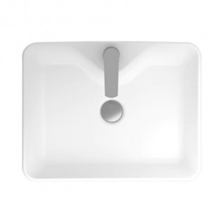 حوض سانيبيور فيليس فوق سطح 49×38.5 سم أبيض