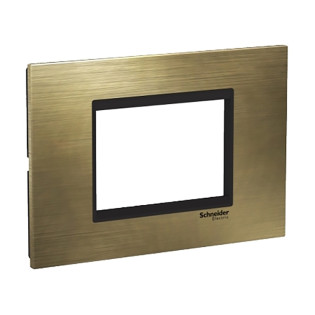 وش كهرباء شنايدر إليكتريك إيزي ستايل 3 فتحة برونز × أسود