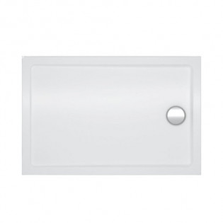 بانيو  قدم مستطيل سانيبيور كارمي 160 × 80 ×6 سم أبيض بدون جوانب