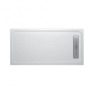 Sanipure Walden Rectangle Shower Tray 180 x 90 x 6 cm White without Panel