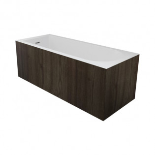 بانيو سيمليس مستطيل سانيبيور تريڤي 170 × 70 × 55  سم بني غامق 