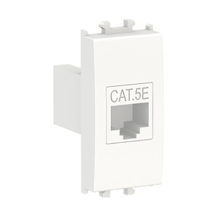 Schneider Electric Easy Styl Data Socket CAT5 White