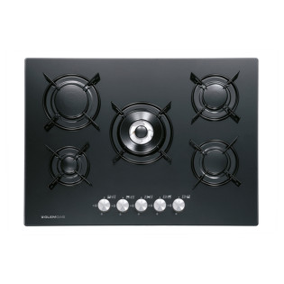 Glemgas Crystal Gas Hob 70 Cm Black