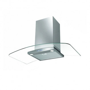 Glemgas Wall Glass Hood 90 Cm Stainless