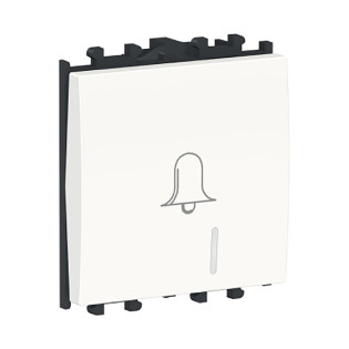 زر جرس شنايدر إليكتريك إيزي ستايل باللمبة 16 أمبير أبيض