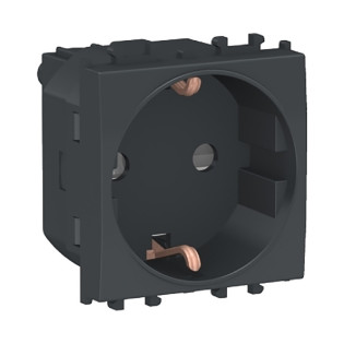 بريزة مجوفة شنايدر إليكتريك إيزي ستايل 16 أمبير أبيض