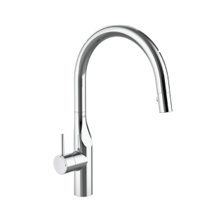 Roca Glera Pull-Out Kitchen Mixer Chrome