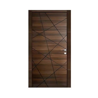 Barry Wood Room Door Melamin 80 cm Dark Brown
