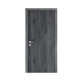 باب غرفة داخلي بارى وود 80 سم رمادى غامق ميلامين