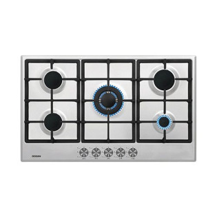 Ocean Built-in Gas Hob 90 cm Stainless Steel 