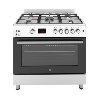 بوتاجاز بيورتي 5 شعلة 60×90 سم فضي