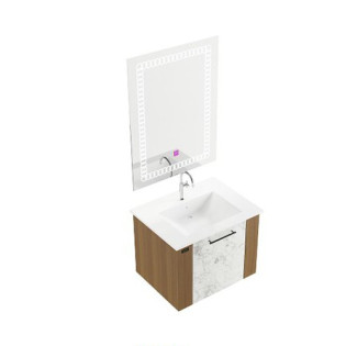 وحدة موبيليا بيرويا كارارا مع حوض 60×46 سم 