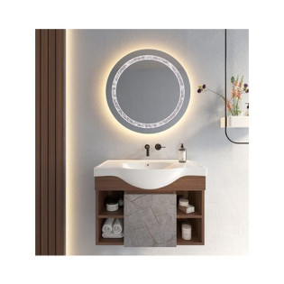 وحدة موبيليا بيرويا رمادي مع حوض 80×46 سم 