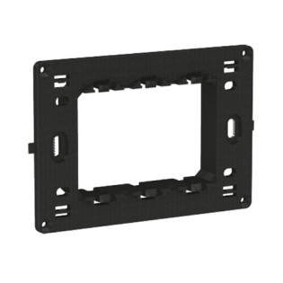 اطار تثبيت 3 وحدات شنايدر اليكتريك ايزي ستيل اسود