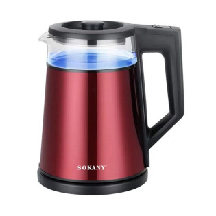 غلايه مياة سوكانى 1.7 لتر احمر