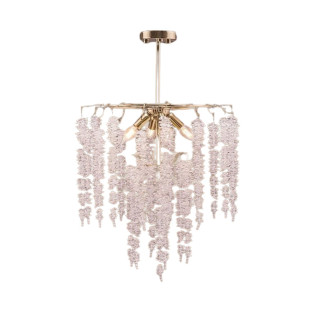 نجفة قنديل 8 لمبة سولتير جولد