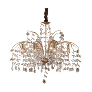 نجفة قنديل 12 لمبة سولتير جولد