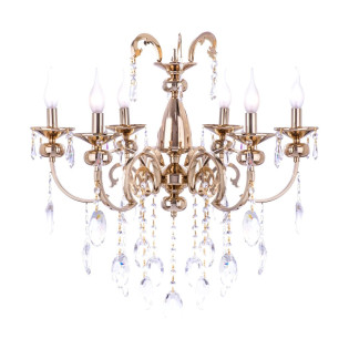 نجفة قنديل 8 لمبة سولتير جولد