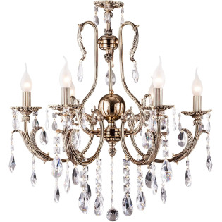 نجف قنديل 6 لمبة سولتير جولد