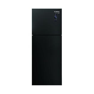 Fresh Refrigerator 397 Liters Glass Harmony Black