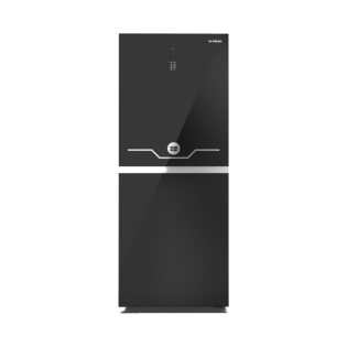 Fresh Upright Freezer Modena 6D Glass 200 Liter Black