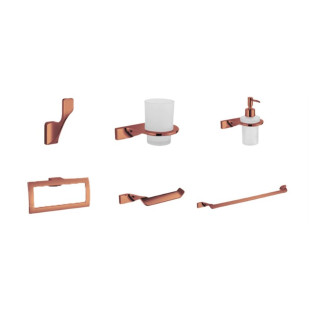 Infinity Bathroom Accessories Set Bronze