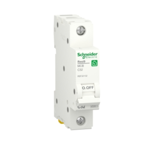 Schneider Electric Resi9 MCB Circuit Breakers 1 Pole 32 Amp