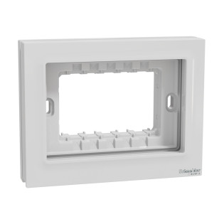 وش كهرباء شنايدر إليكتريك ميلوز إي 3 فتحة بغطاء أبيض