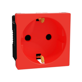 بريزه ألماني شنايدر إليكتريك ميلوز إي 16 أمبير أحمر