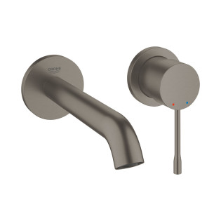 Grohe Essence 2-Hole Basin Mixer Brushed Hard Graphite