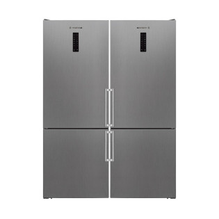 Kelvinator No Frost Twin Refrigerator 962 L Silver 