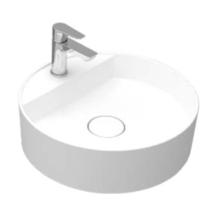 حوض فوق سطح سانيبيور تايتن 48 سم ابيض